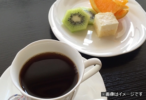デザート・ホットコーヒー