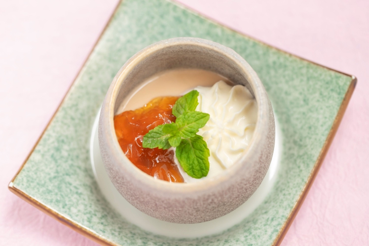 自家製　加賀の棒茶プリン♪♪1_1